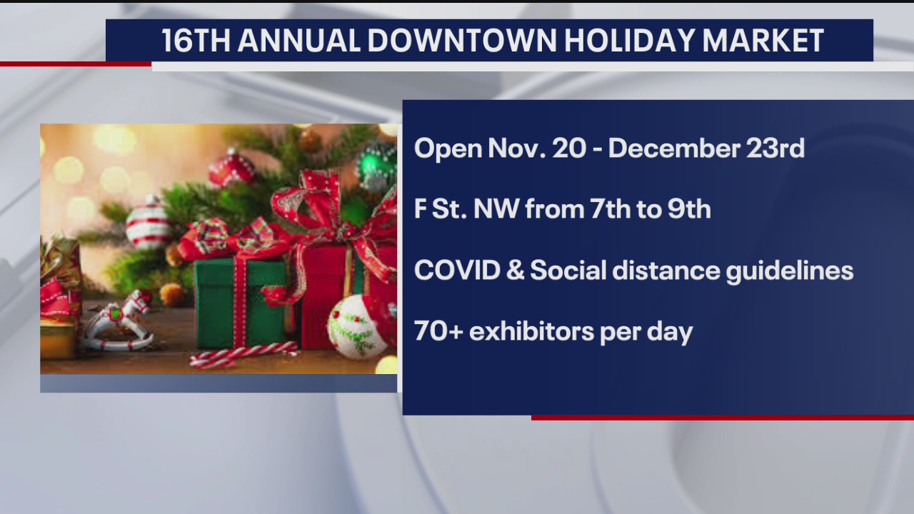 16th Annual Downtown Holiday Market opens in DC