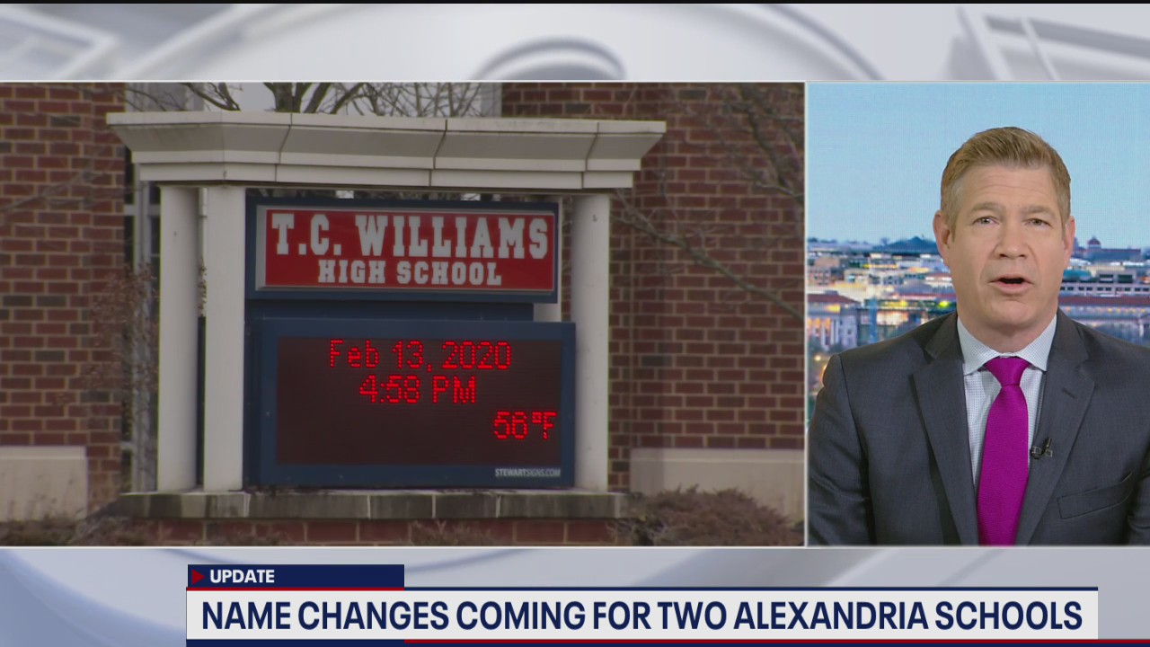 2 Alexandria school names changed