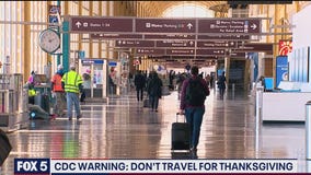 CDC issues warning about Thanksgiving travel
