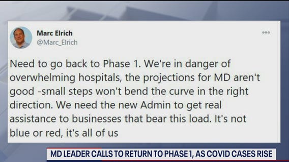 Montgomery County Executive calls for return to phase one