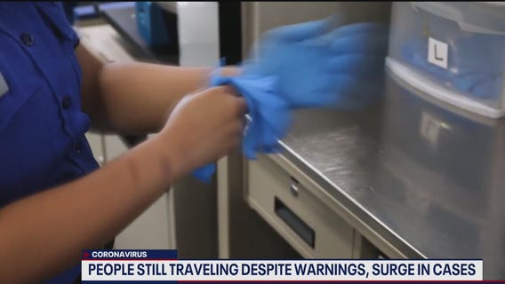 People still travelling despite CDC warnings