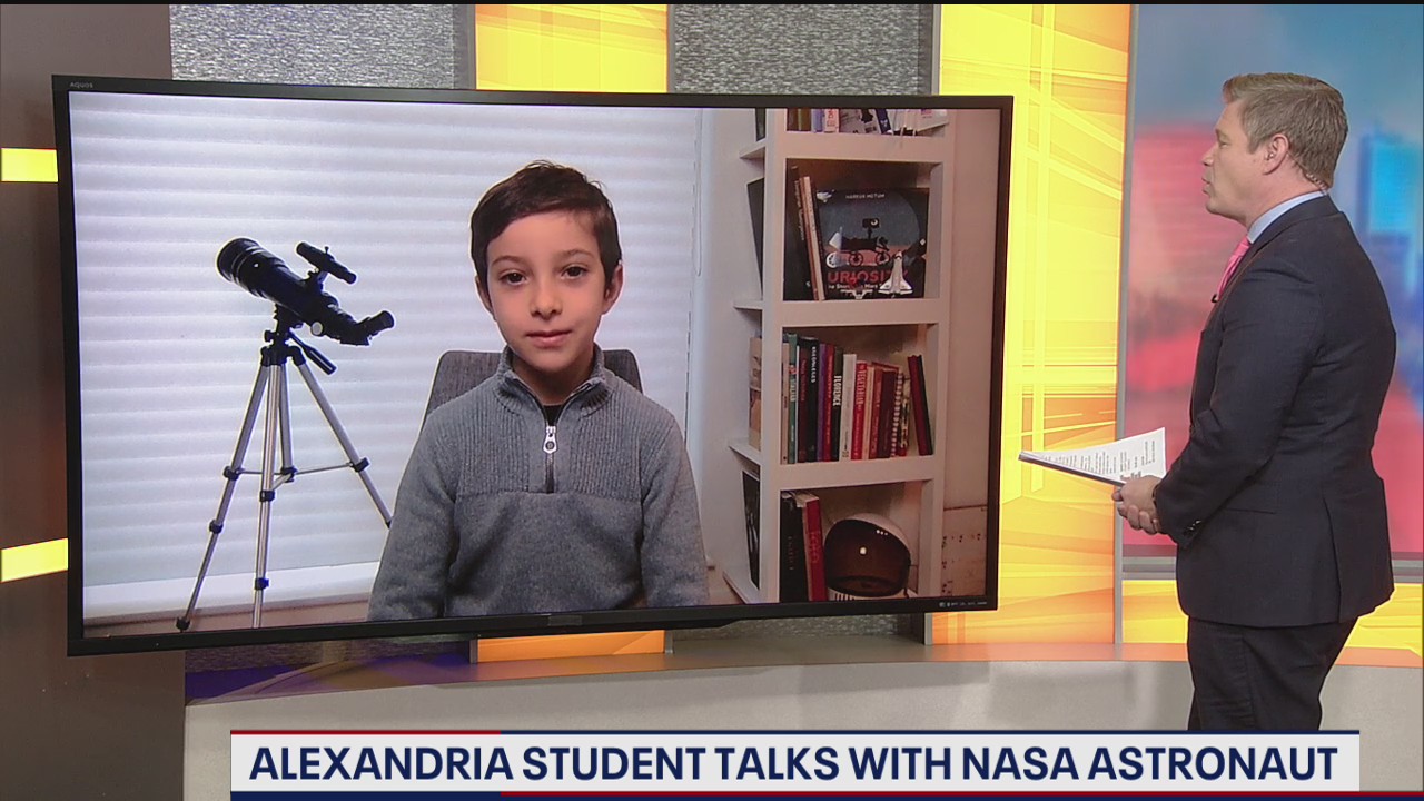 Alexandria student speaks with NASA astronaut