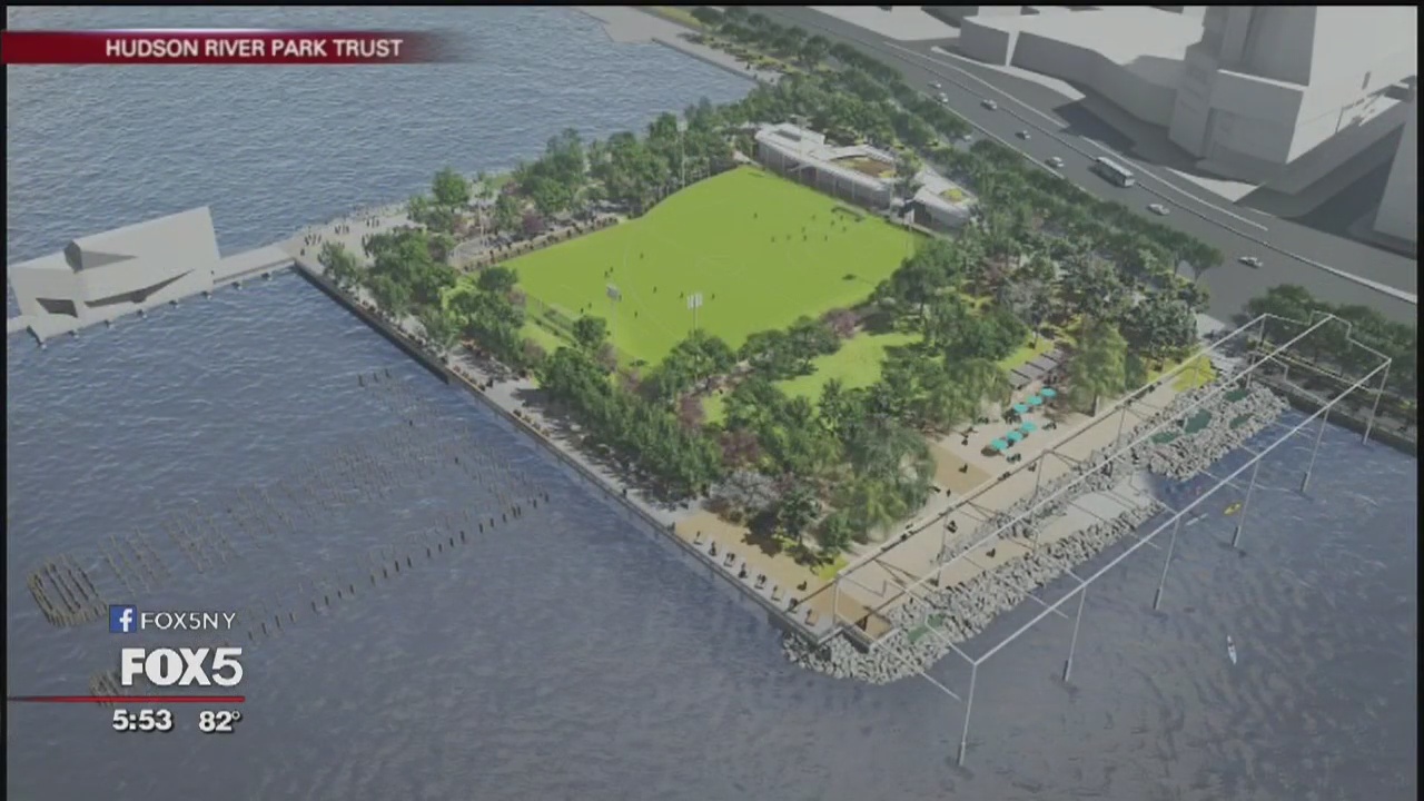 New project will bring a sandy shoreline to Manhattan