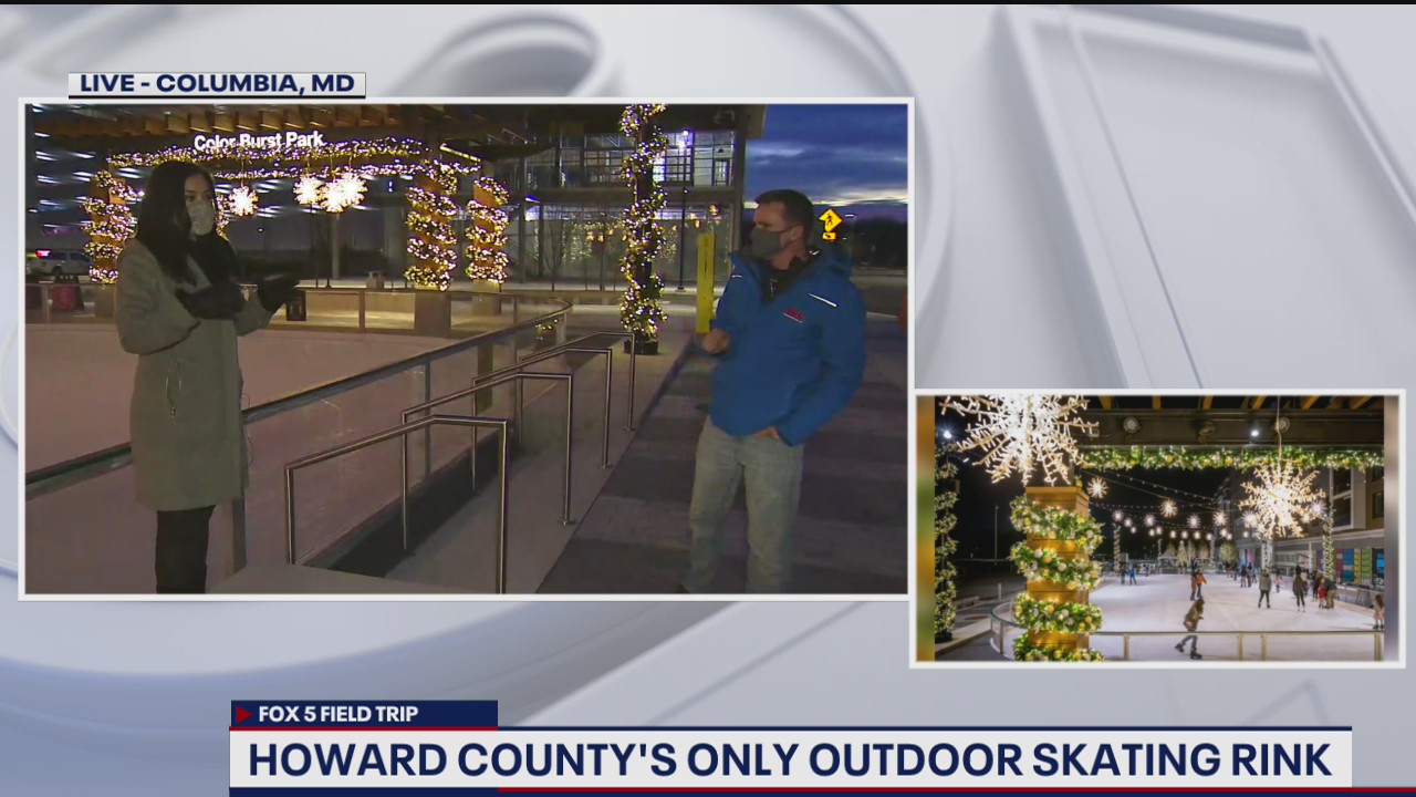 Fun times at the Color Burst Park Ice Skating Rink