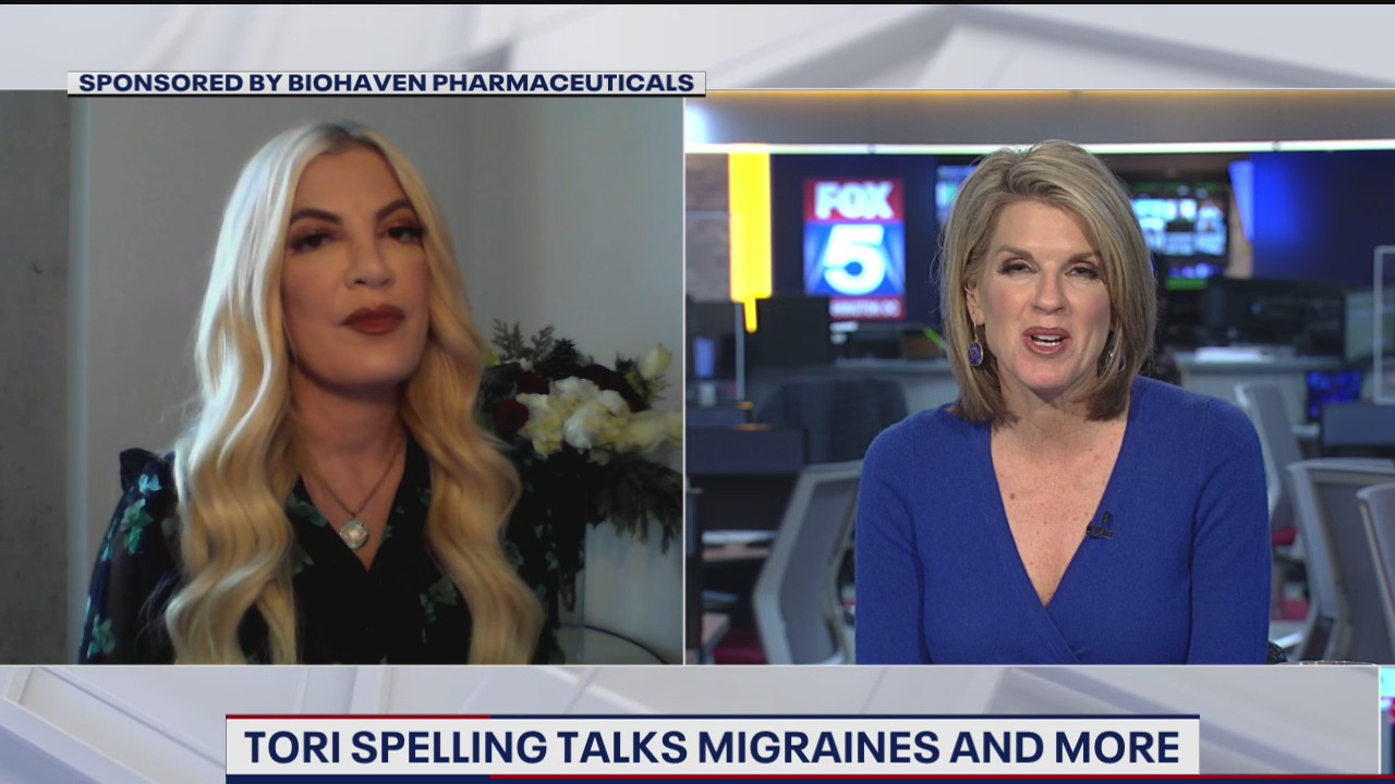 Tori Spelling talks migraines and more