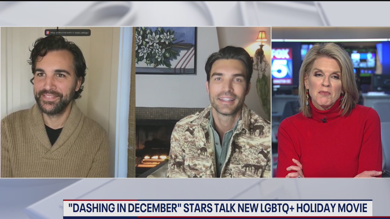 ?Dashing in December? stars take new LGBTQ and holiday movie