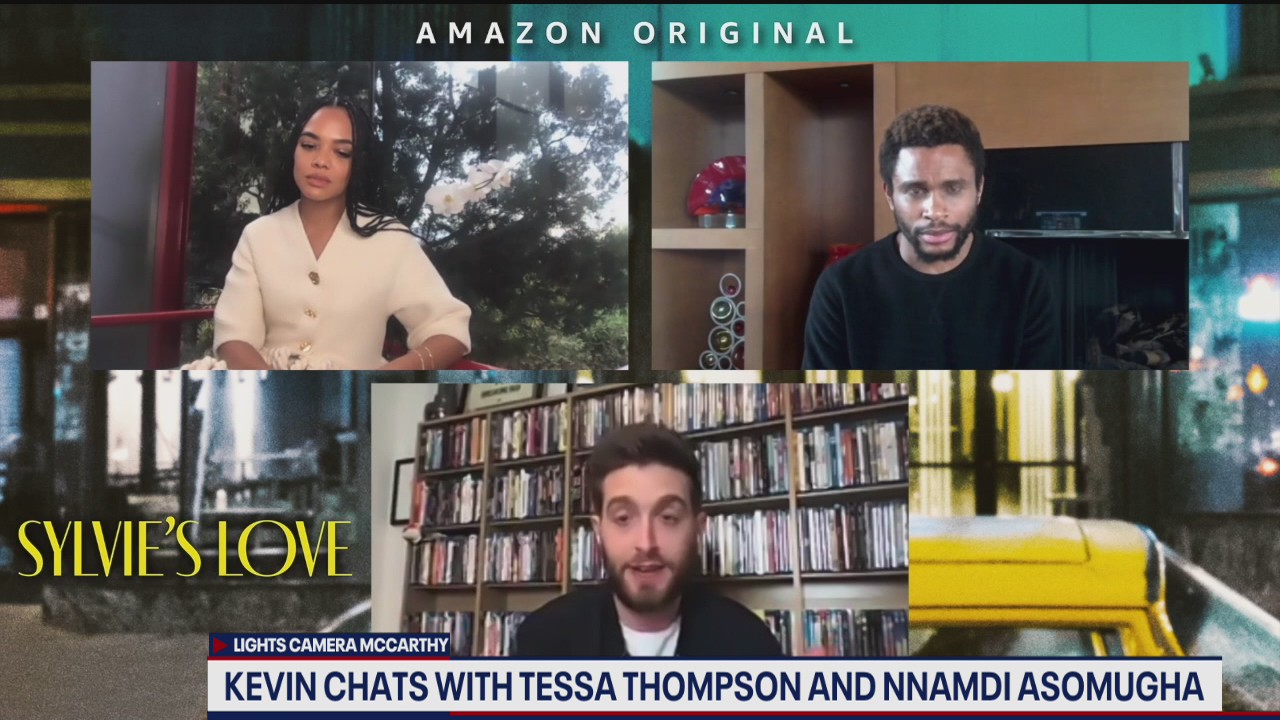 Tessa Thompson, Nnamdi Asomugha chat about their new film "Sylive's Love"