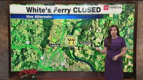 TRAFFIC ALERT: White's Ferry Closed