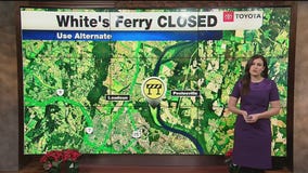 TRAFFIC ALERT: White's Ferry Closed; Use Alternate Route