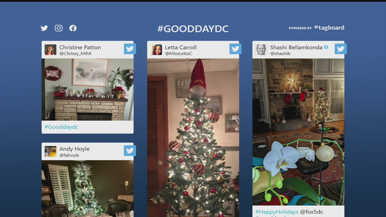 Good Day DC crew shows off their Christmas decor