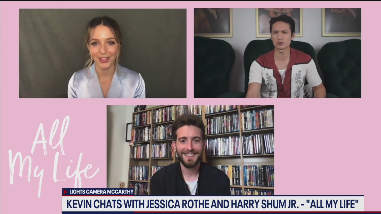 Jessica Rothe, Harry Shum Jr. talk about portraying real-life couple's love story in "All My Life"