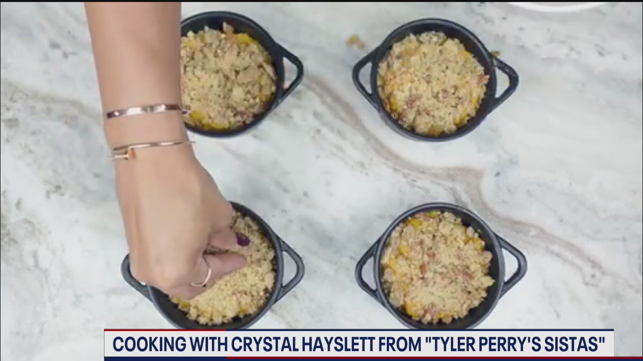 Cooking with Crystal Hayslett from "Tyler Perry's Sistas"