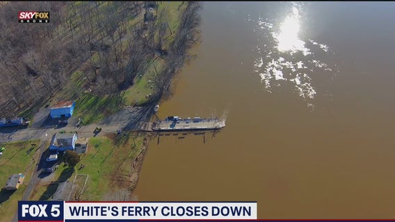 Historic ferry between Maryland and Virginia shut down