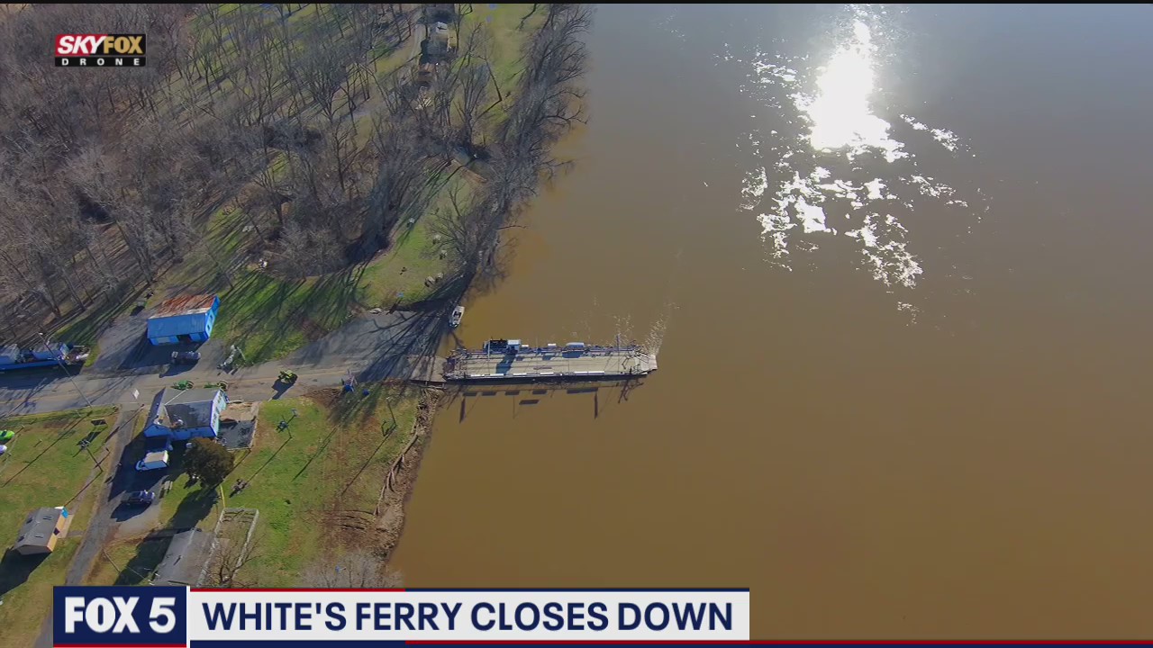 Historic ferry between Maryland and Virginia shut down