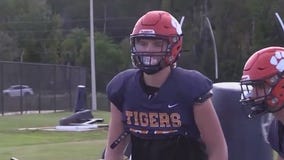 Athlete found football after losing mom