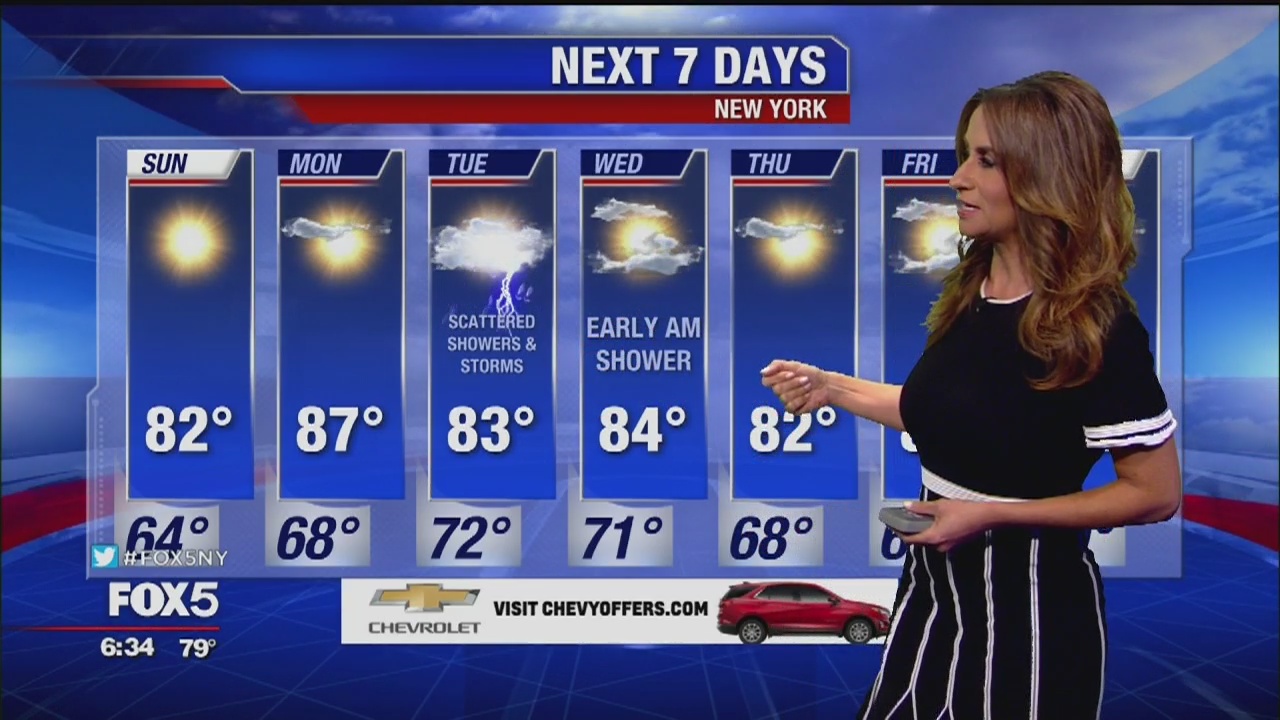 Weather forecast for August 10th