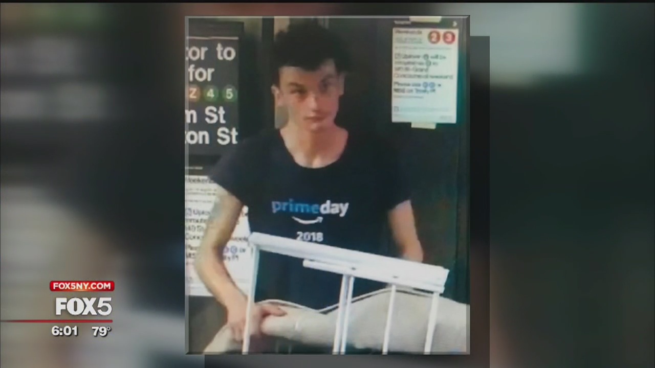 NYPD searching for person of interest in suspicious package subway scare