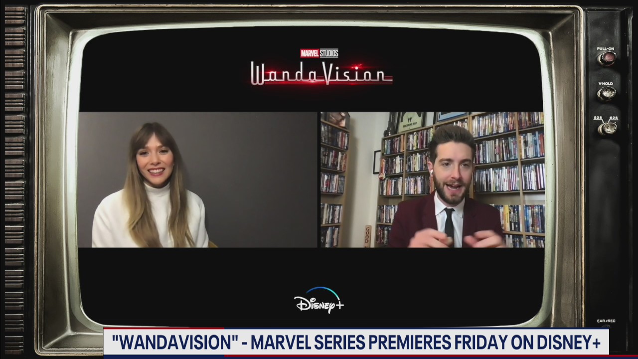 Elizabeth Olsen and Teyonah Parris share experiences filming "WandaVision"