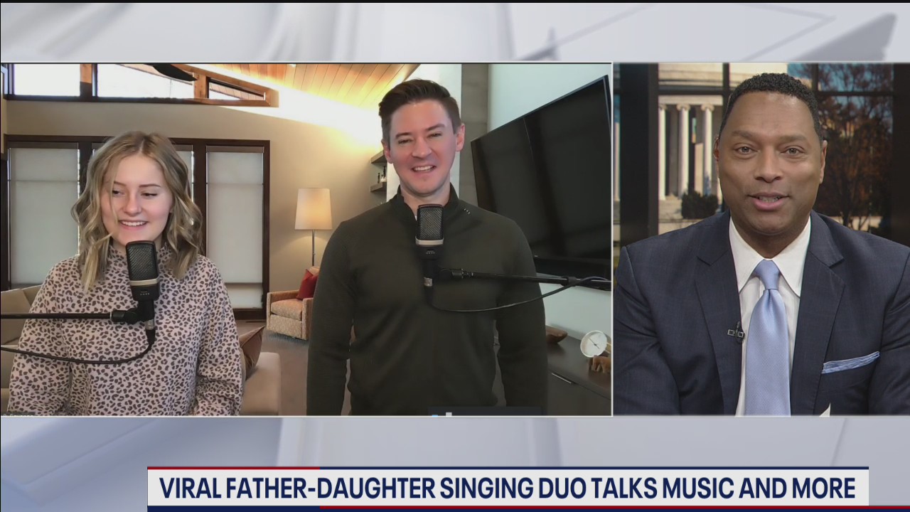 Father-daughter singing duo perform, talk rise to fame amid COVID-19 pandemic