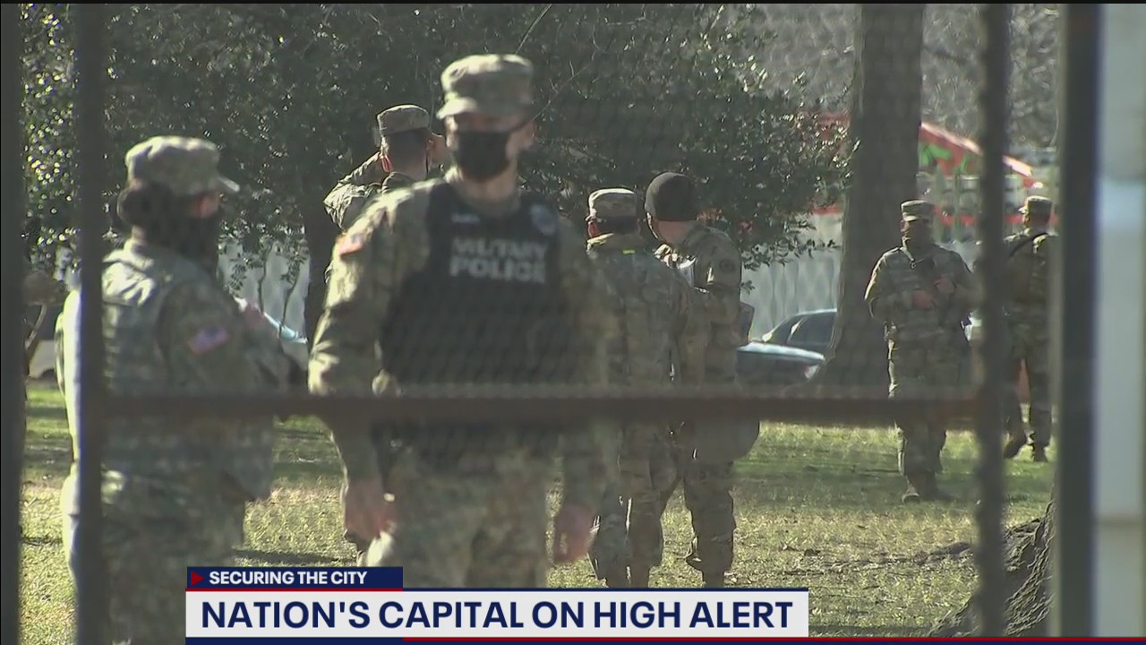 Unprecedented security for Biden inauguration