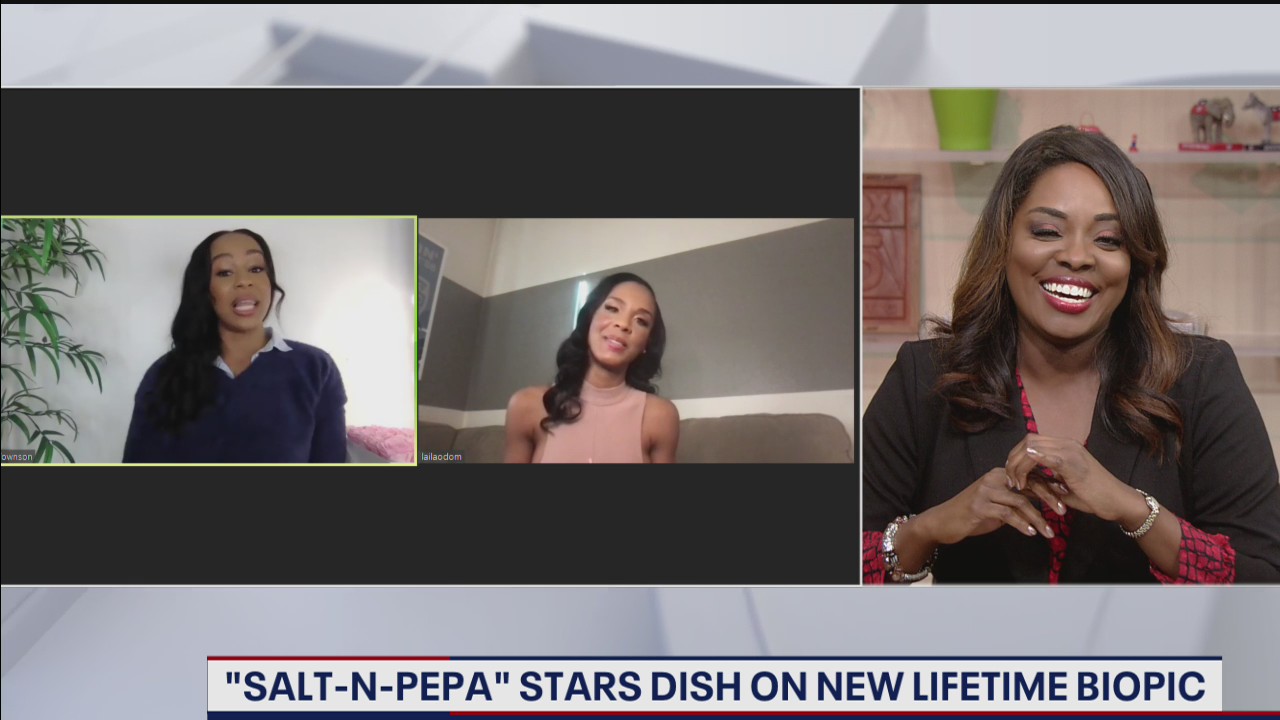 "Salt-N-Pepa" stars dish on new Lifetime biopic