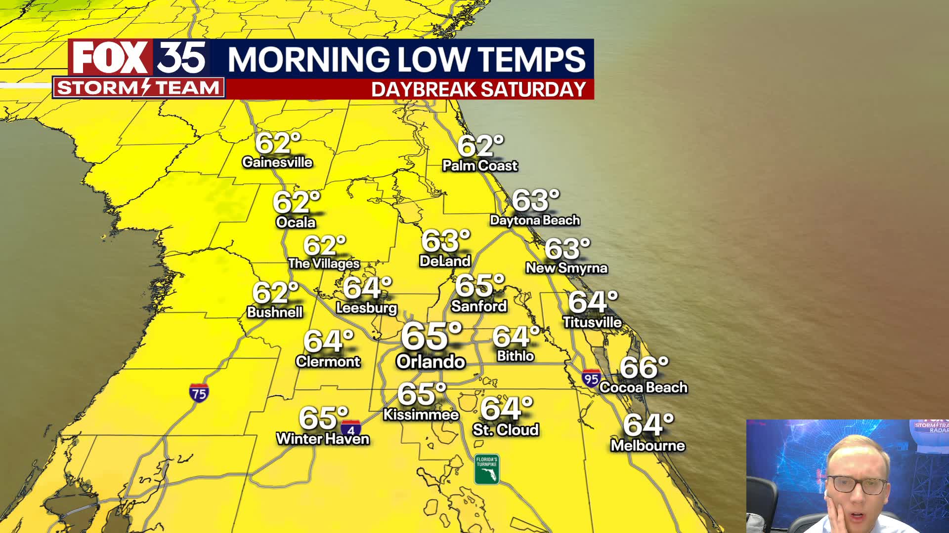 Orlando PM Forecast: March 15, 2024