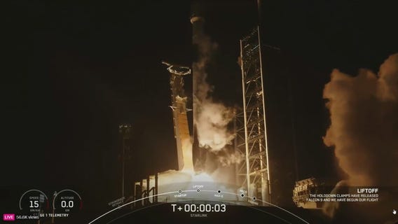 SpaceX launches Starlink satellites into orbit