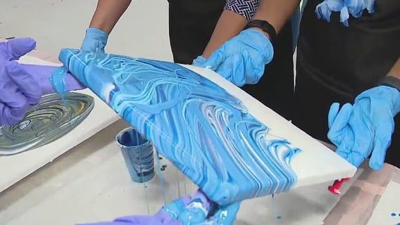 Create amazing art at Hawaii Fluid Art in Winter Springs