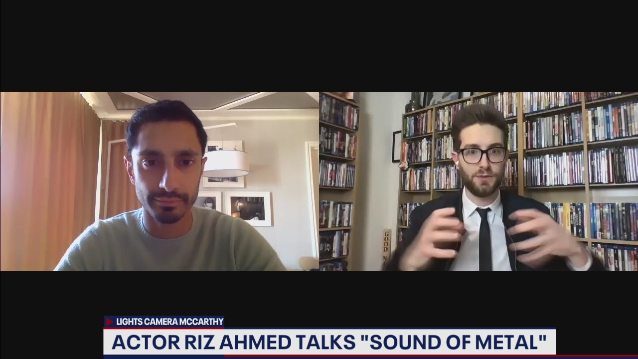 Actor Riz Ahmed talks playing drummer who loses hearing in "Sound of Metal"