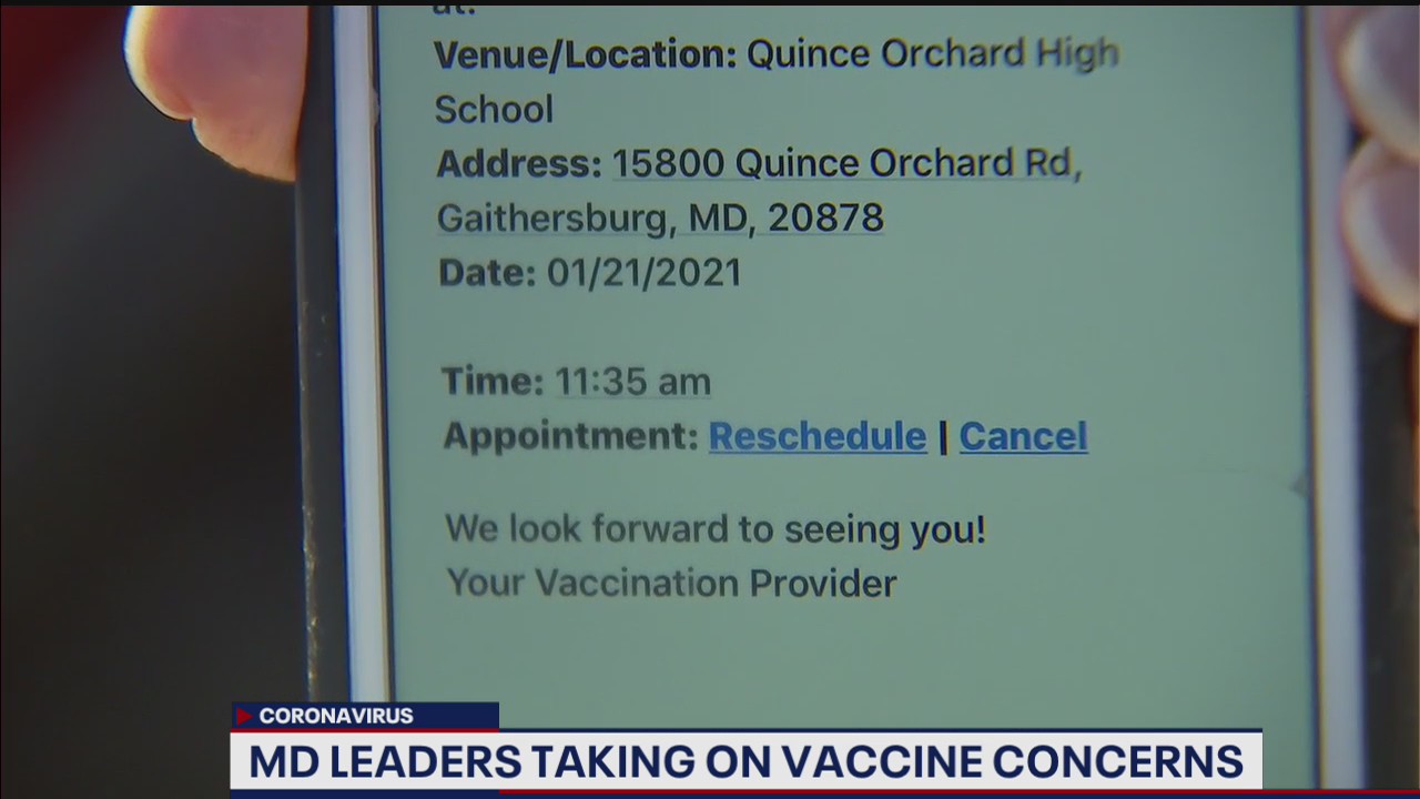 Maryland leaders taking on COVID-19 vaccine concerns