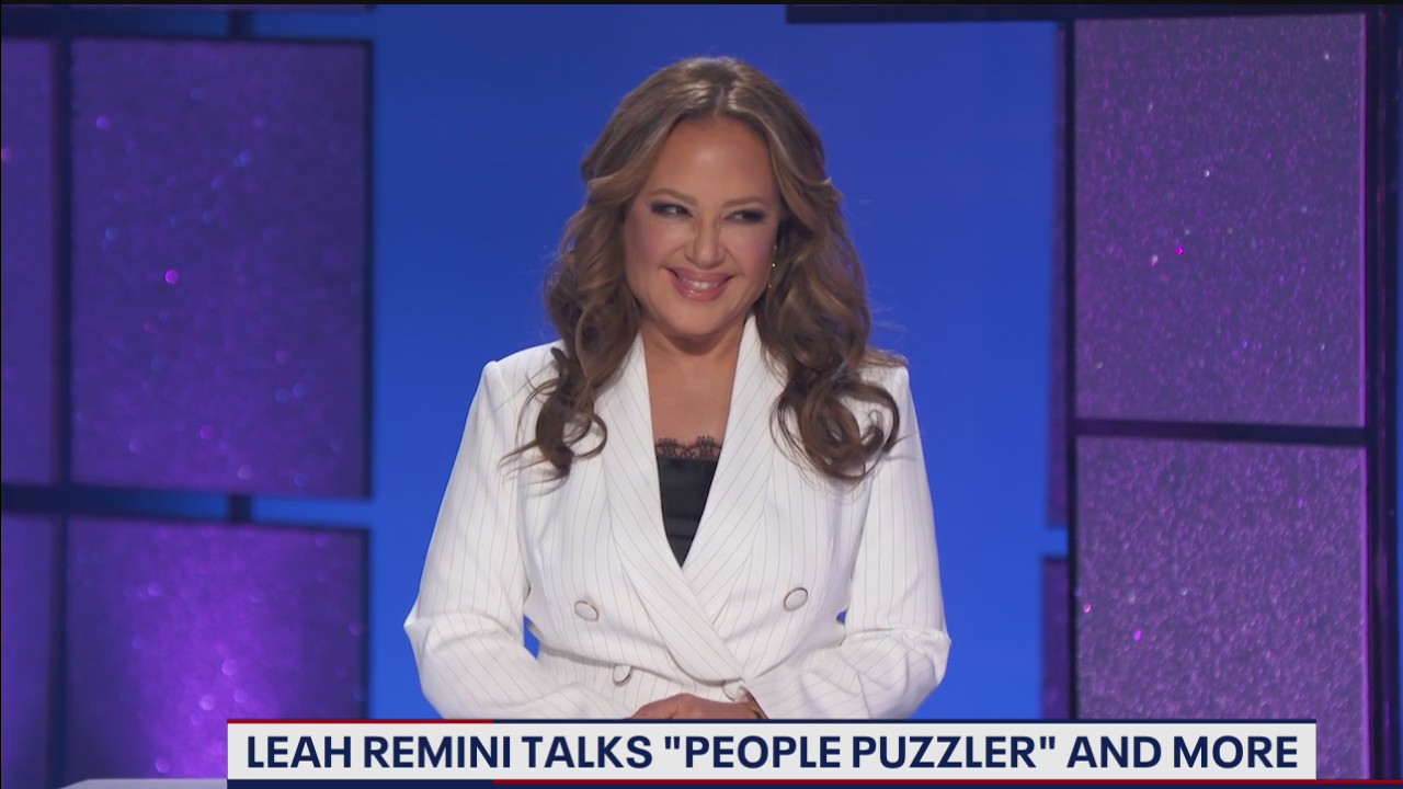Leah Remini talks hosting new game show "People Puzzler"