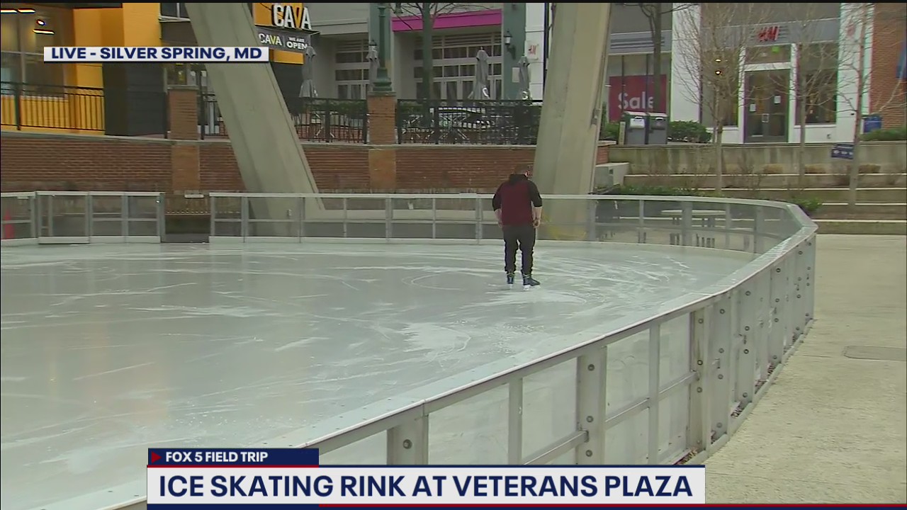 Ice skating rink in Silver Spring offers COVID-friendly winter fun