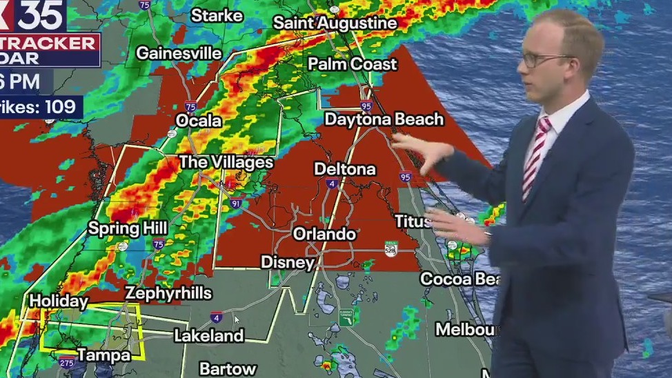 Orlando Weather Forcast 2PM update