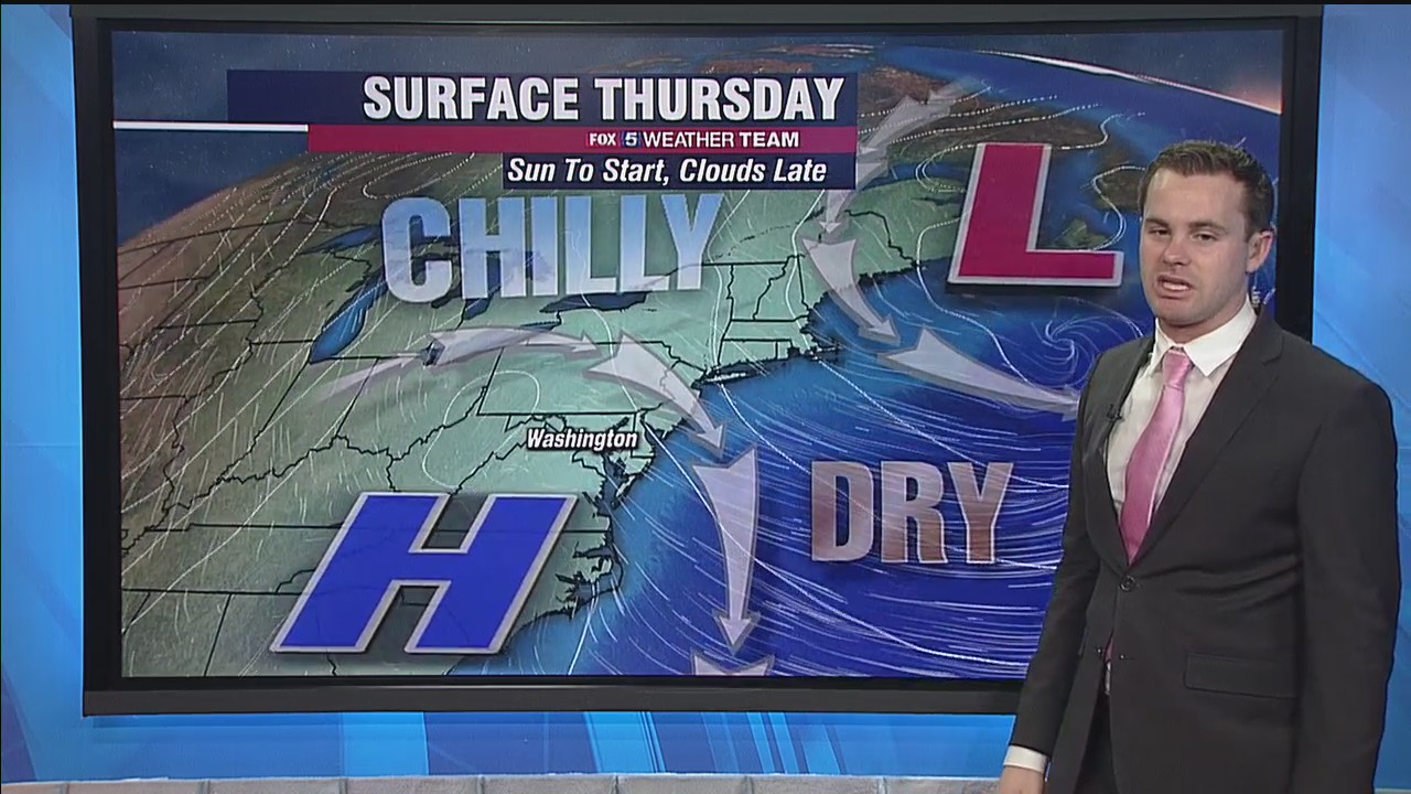 Sunny, chilly and dry Thursday with highs in the 40s; showers possible ...