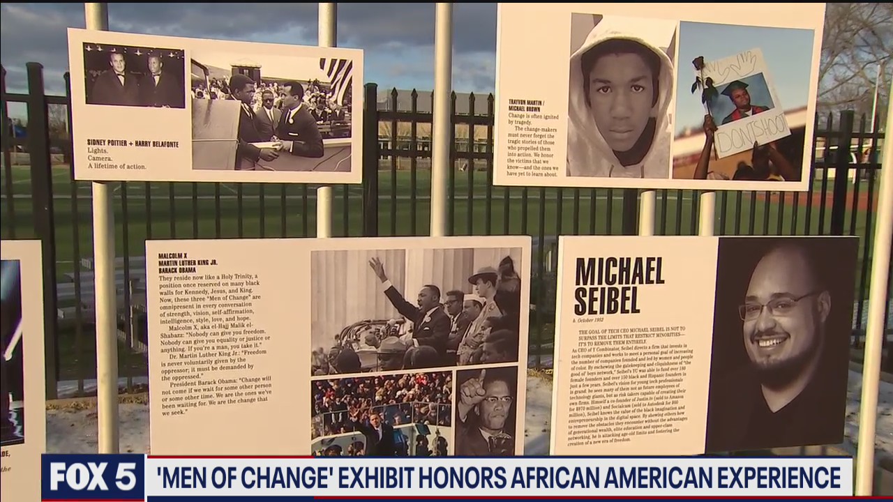 Outdoor Black History Month Exhibit 'Men Of Change: Taking It To The Streets'
