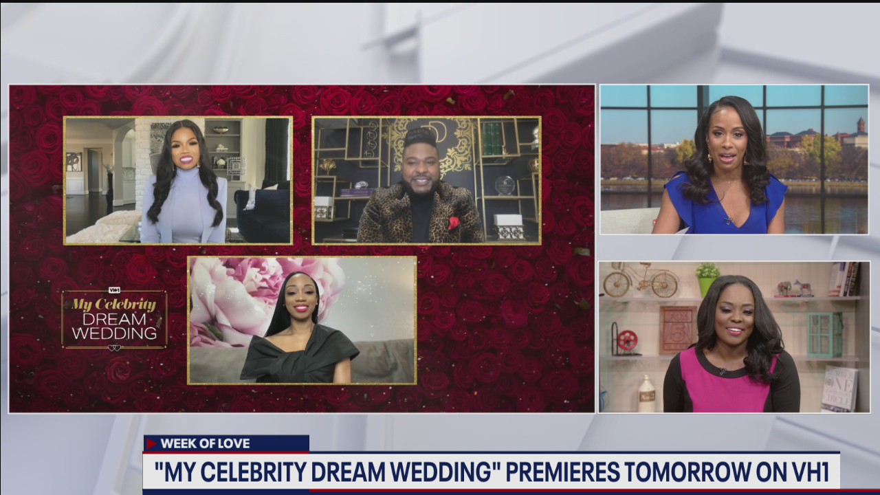 Competitors on "My Celebrity Dream Wedding" dish on show premiering on VH1