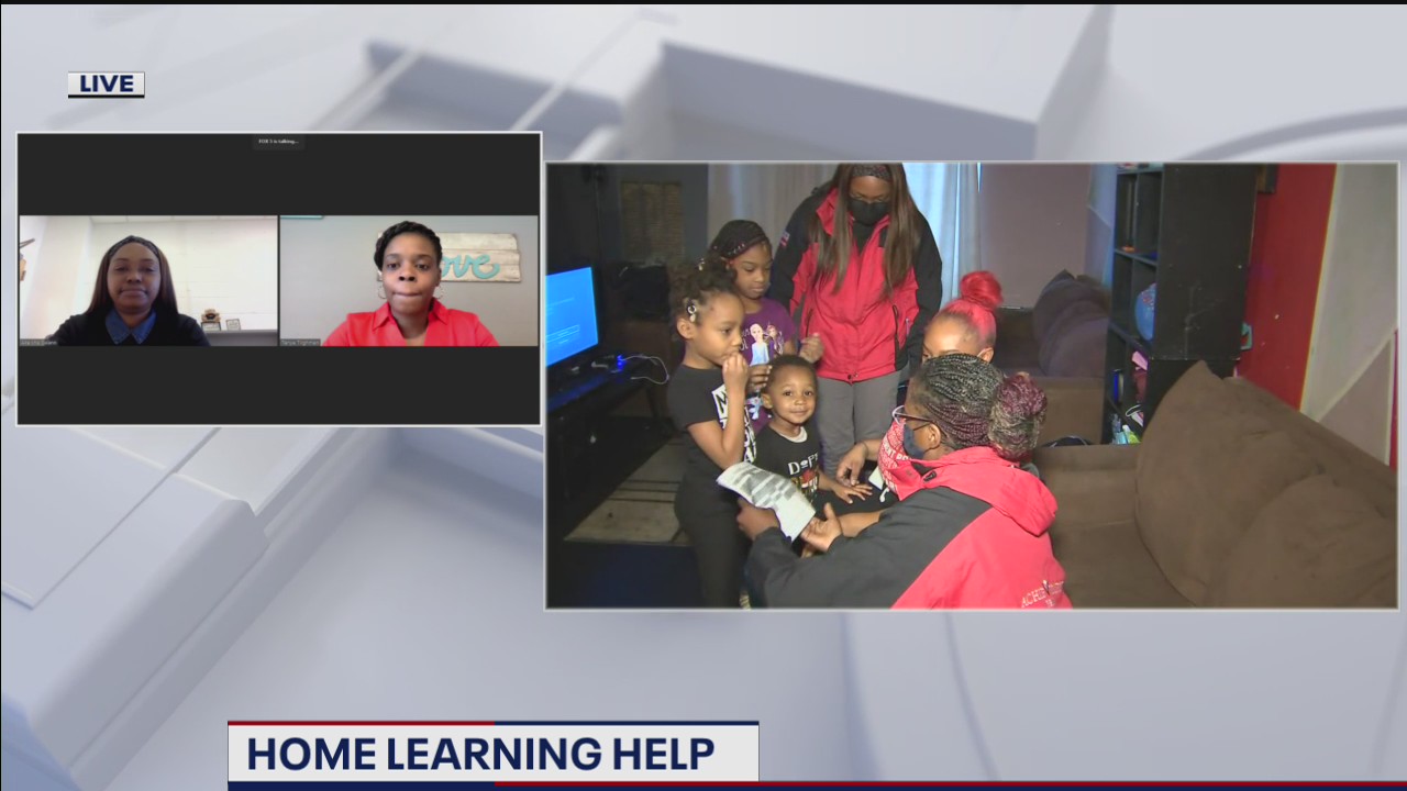 DC school sending out staff to students' homes to help with virtual learning