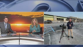 Solar eclipse along the path of totality: Indianapolis