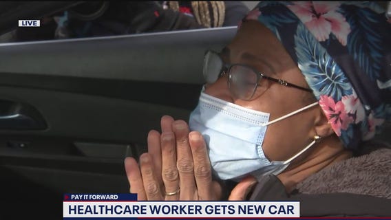 PAY IT FORWARD: Healthcare hero gets brand new car