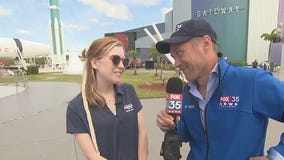 The Kennedy Space Center celebrates the solar eclipse