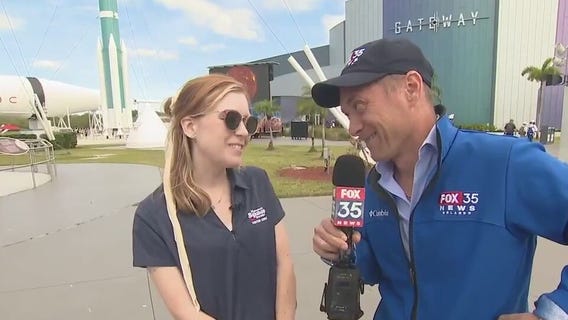 The Kennedy Space Center celebrates the solar eclipse