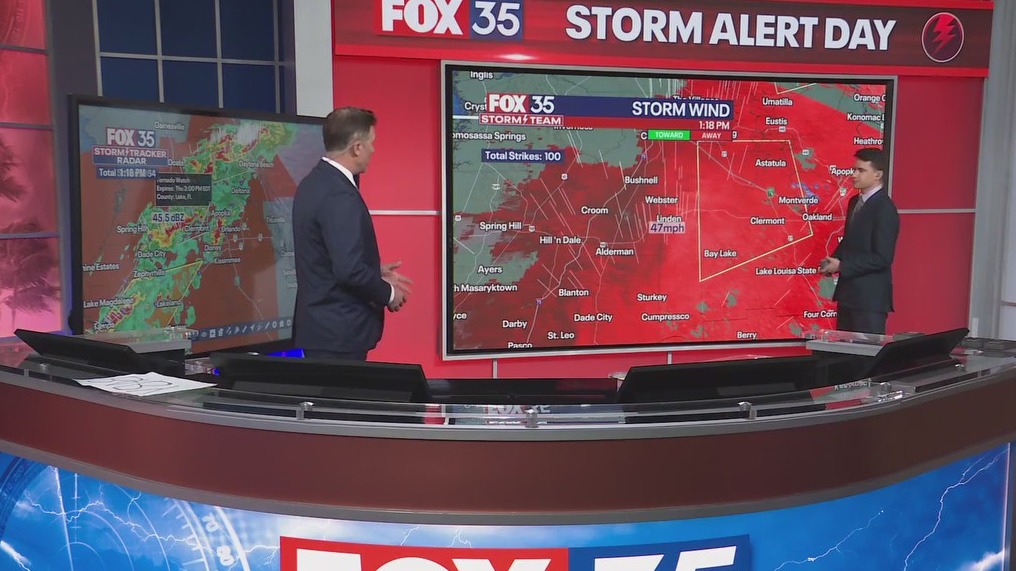 Orlando weather 12:30PM update: Tracking strong storms