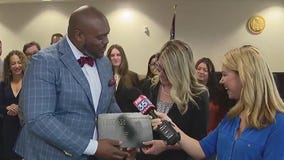 The Careforce Award presented to Erin McCaulley, Director of Victims Services