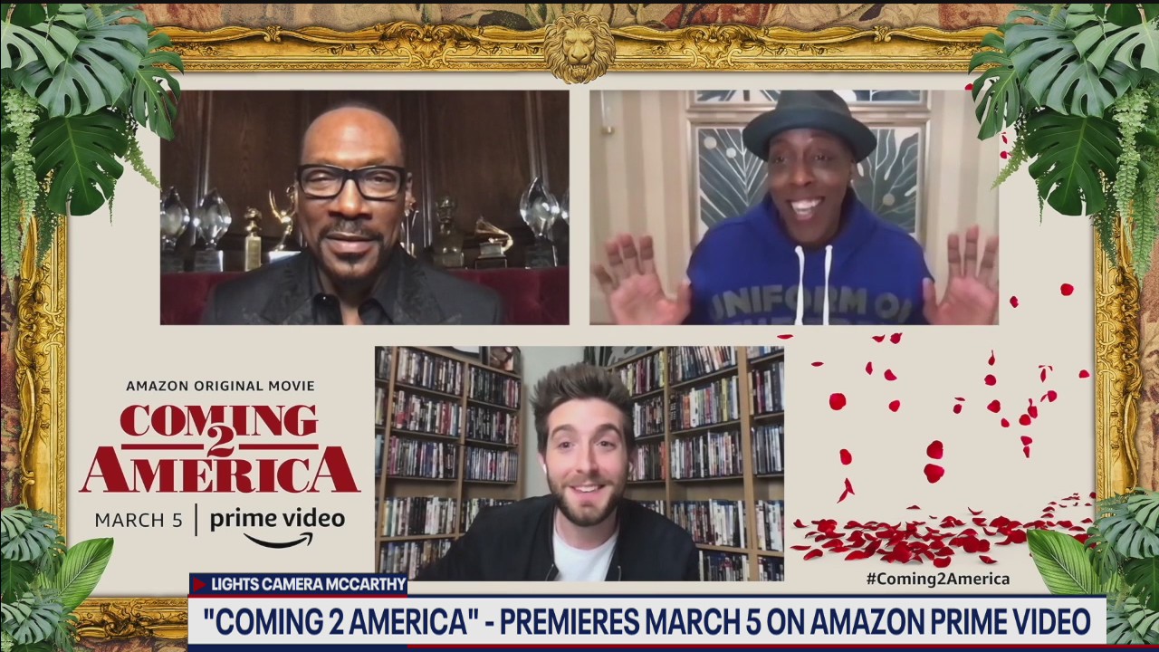 "Coming 2 America" stars Eddie Murphy, Arsenio Hall and more discuss sequel