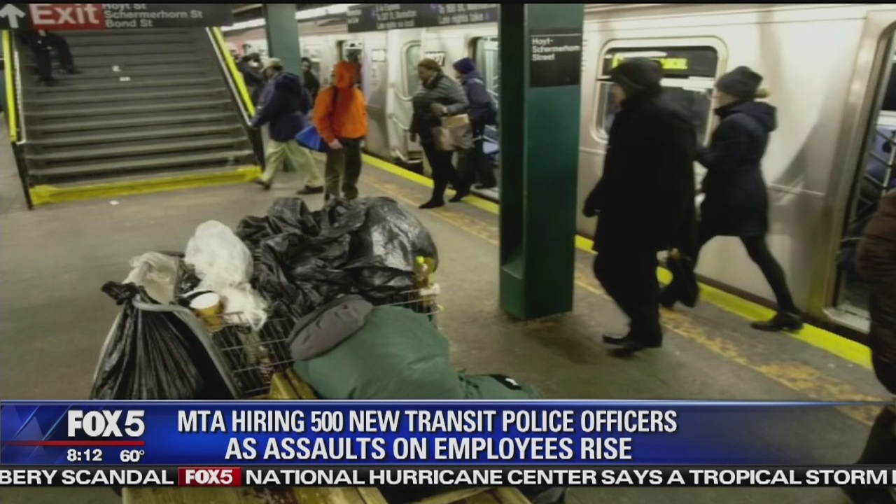 MTA adding 500 officers to fix homeless problem