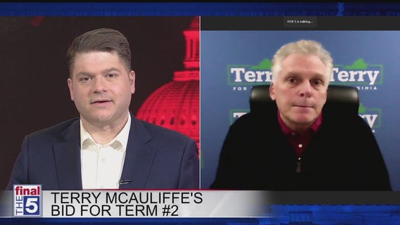Terry McAuliffe makes a bid for another term in Va.