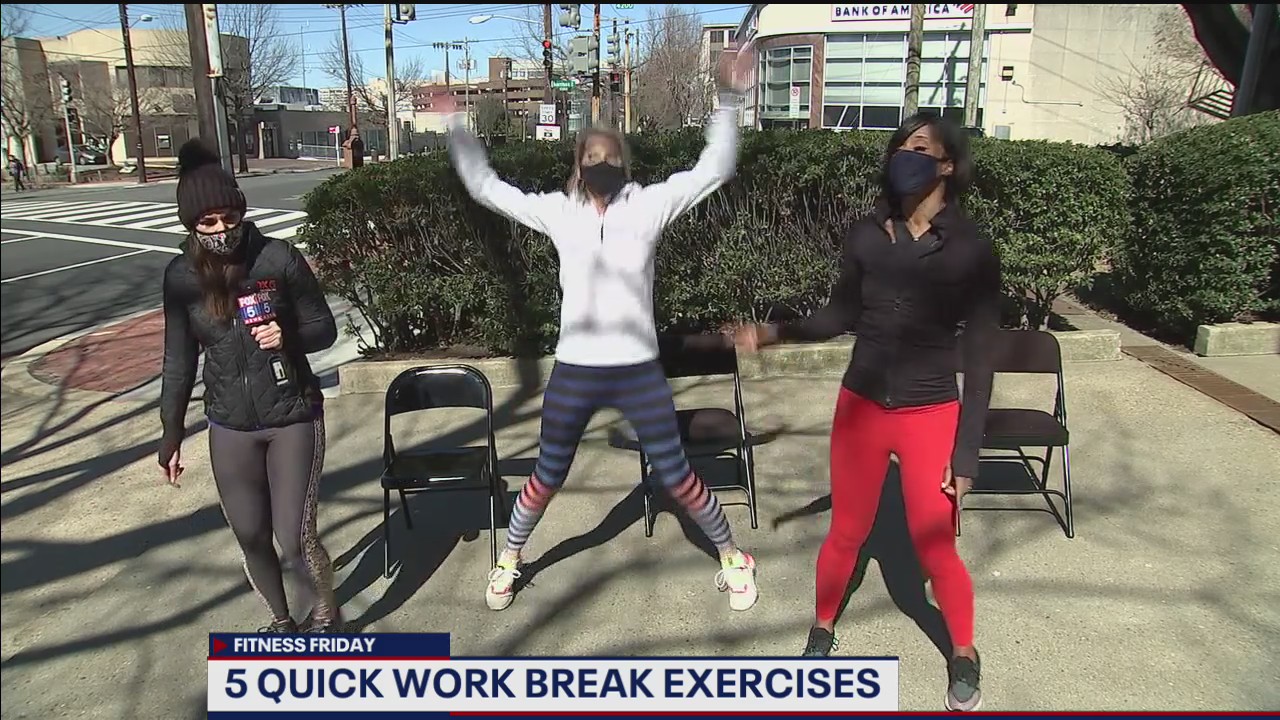 FITNESS FRIDAY: 5 quick work break exercises