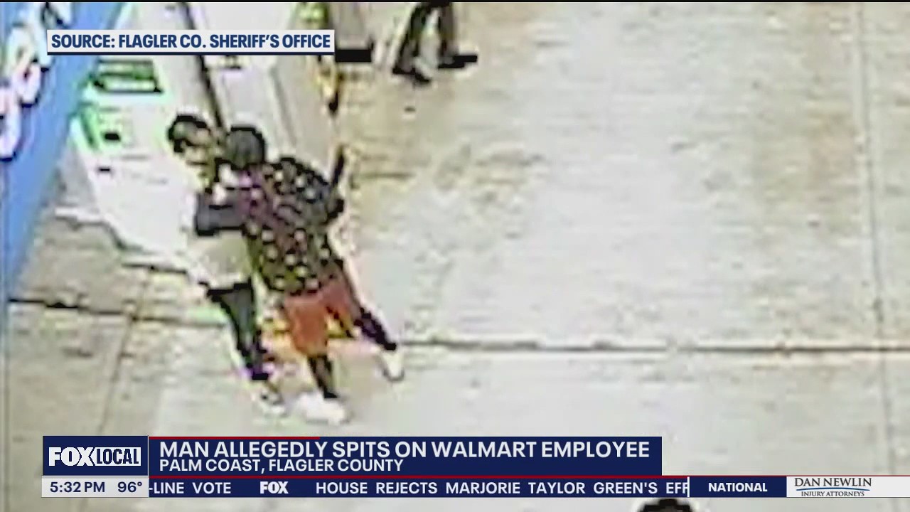 Florida man accused of spitting on Walmart employee | FOX 35 Orlando