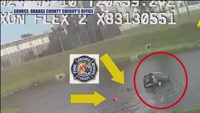 Orange County fire crews honored for rescuing woman from sinking vehicle
