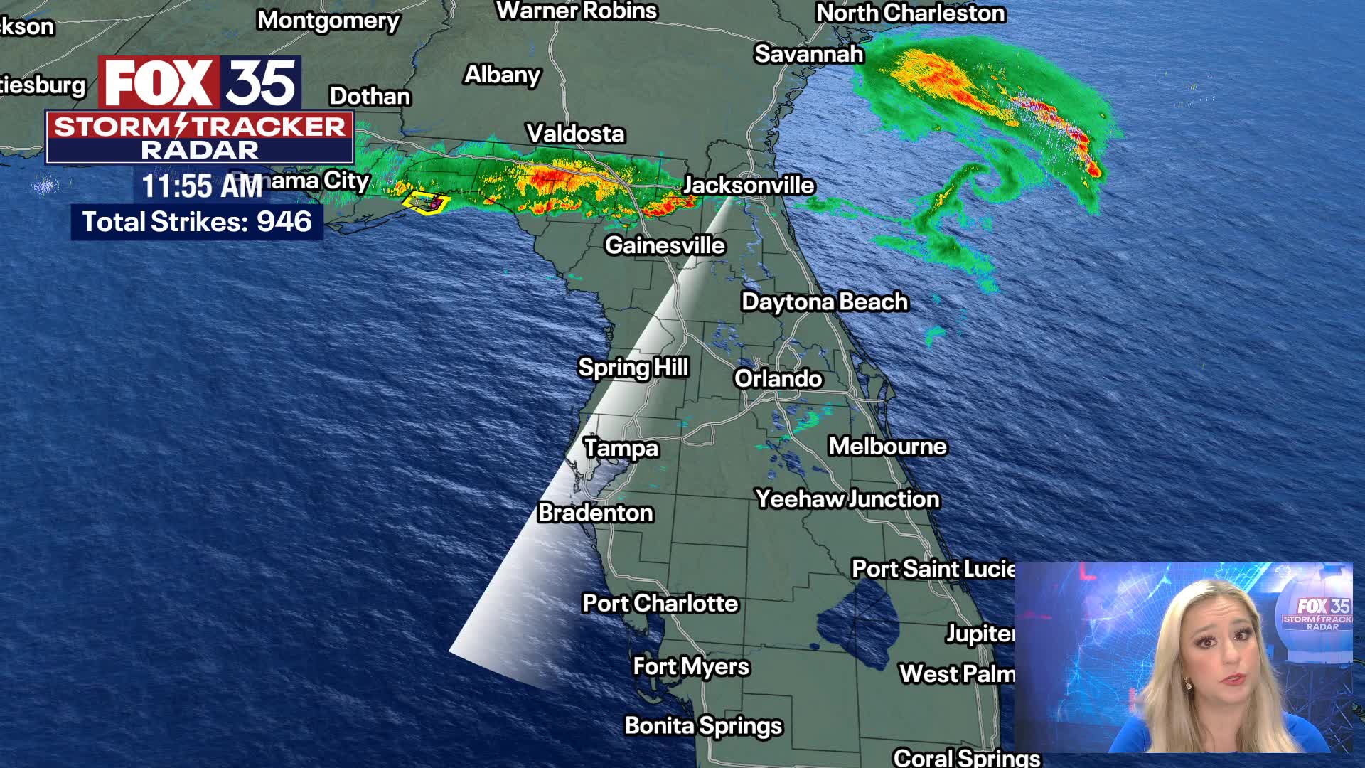 Storms expected overnight in Central Florida